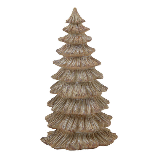 Medium Pine Tree Sculpture - Christmas Room Decorations from the Quanta Home collection.