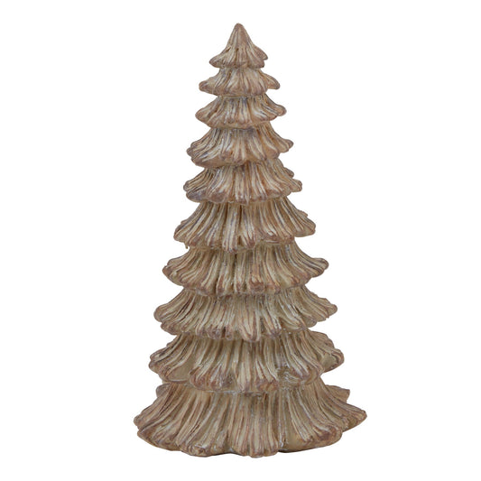 Small Pine Tree Sculpture - Christmas Room Decorations from the Quanta Home collection.