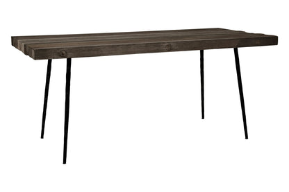 Forge Recycled Oak Wood Rectangular Dining Table