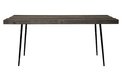 Forge Recycled Oak Wood Rectangular Dining Table