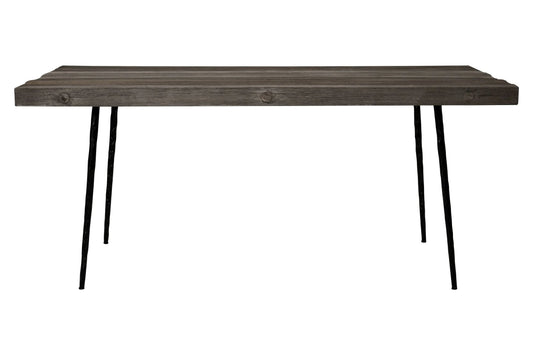 Forge Recycled Oak Wood Rectangular Dining Table