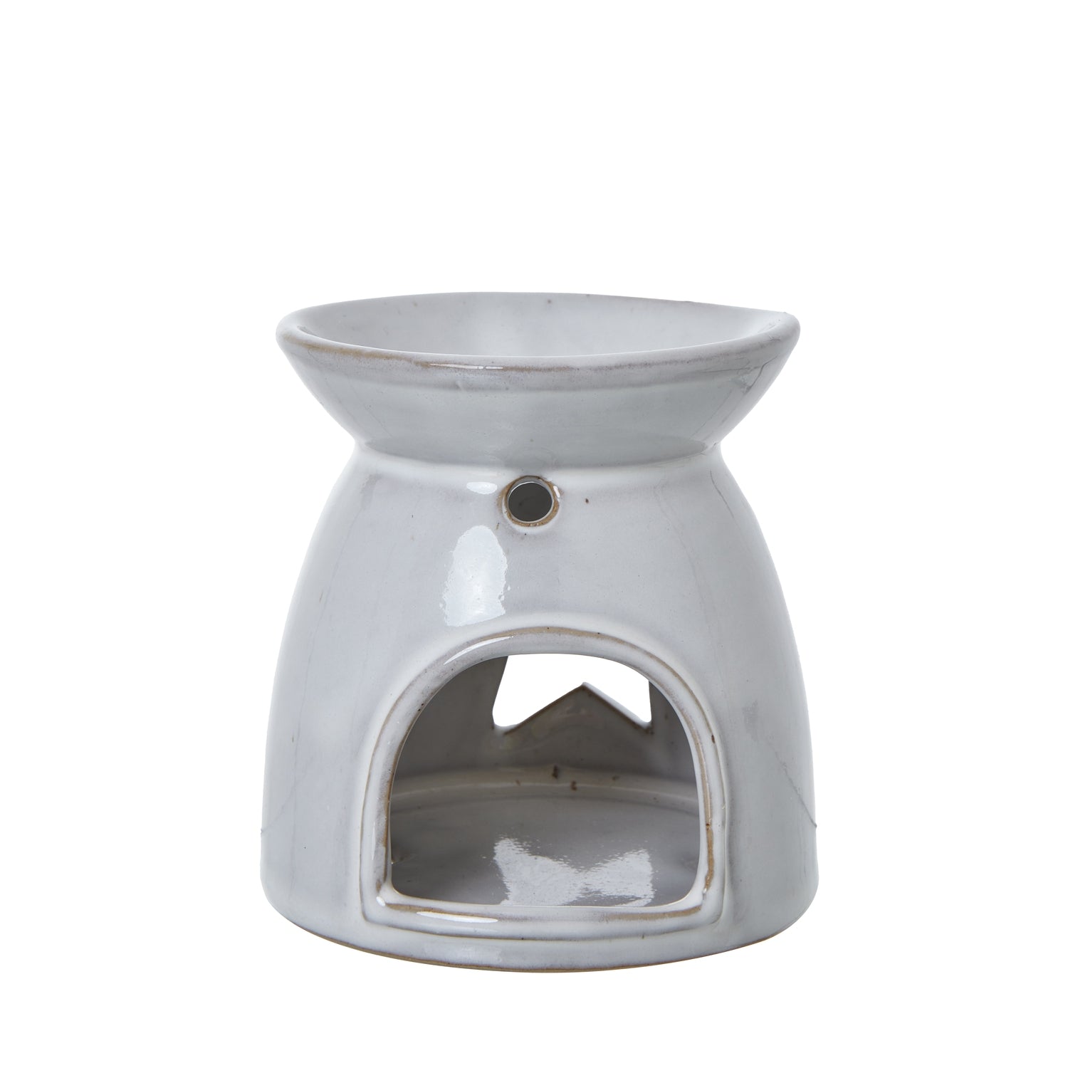 White Ceramic Star Cut-Out Wax Melt Tealight Holder - Christmas Candles & Candle Accessories from the Quanta Home collection.