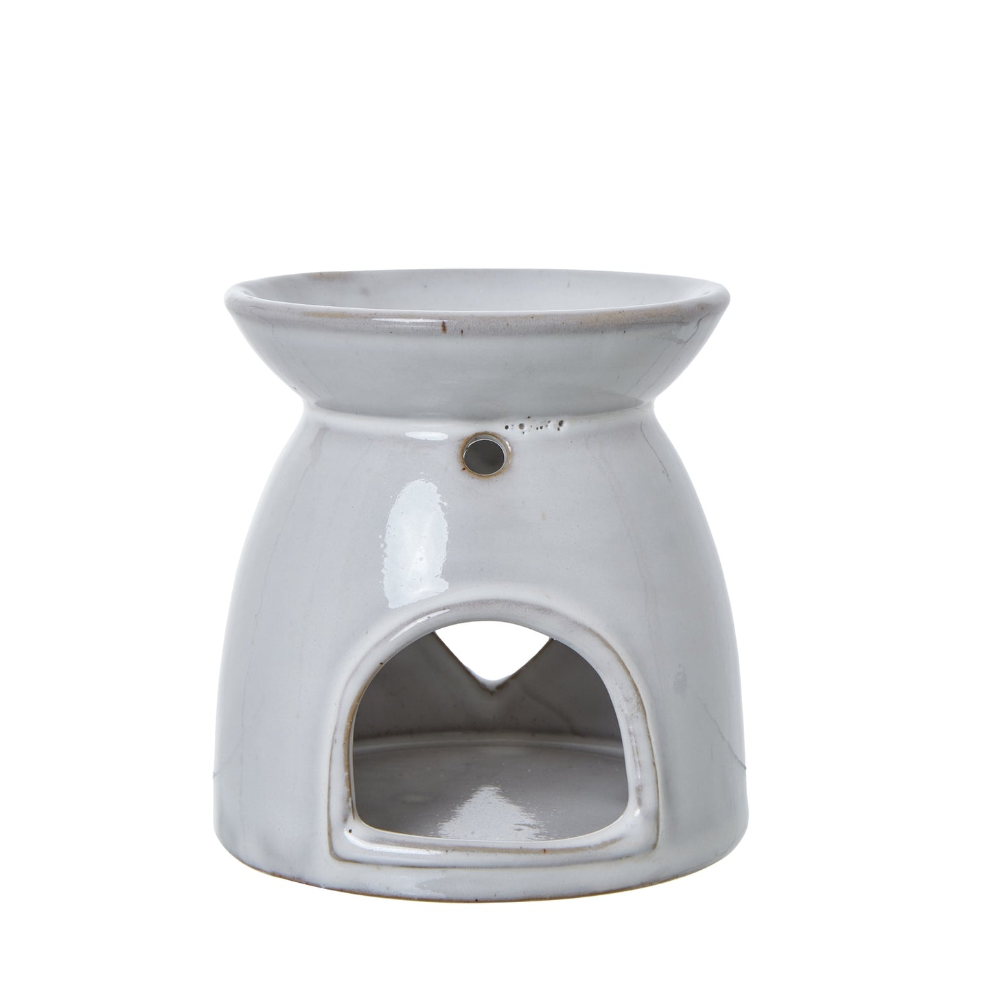 White Ceramic Heart Cut-Out Wax Melt Tealight Holder - Christmas Candles & Candle Accessories from the Quanta Home collection.