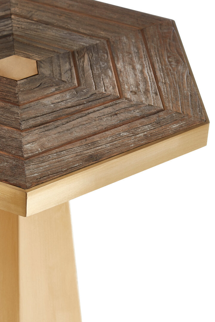 Colossus Small Hexagon End Table