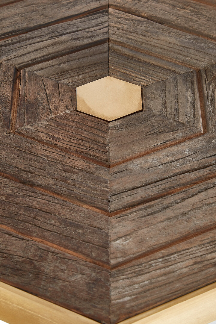 Colossus Small Hexagon End Table
