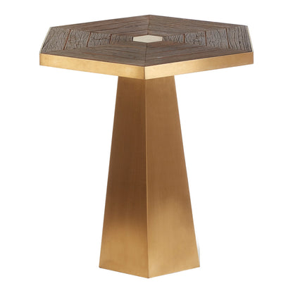 Colossus Large Hexagon End Table