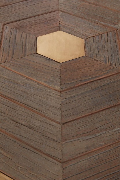 Colossus Large Hexagon End Table