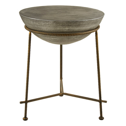 Element Concrete Bowl Shaped Side Table