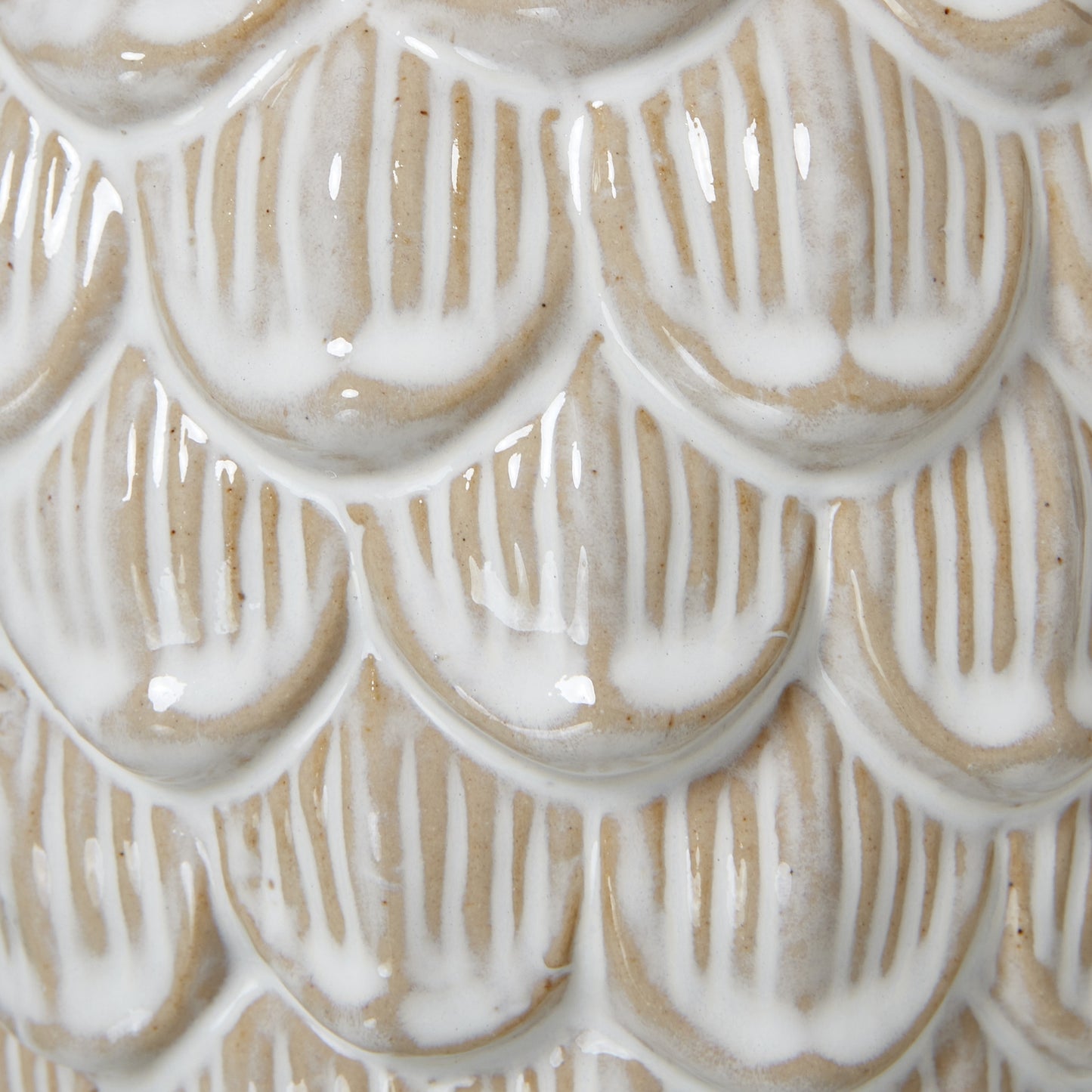 Large Ceramic Pine Cone Trinket Dish With Lid - Christmas Room Decorations from the Quanta Home collection.