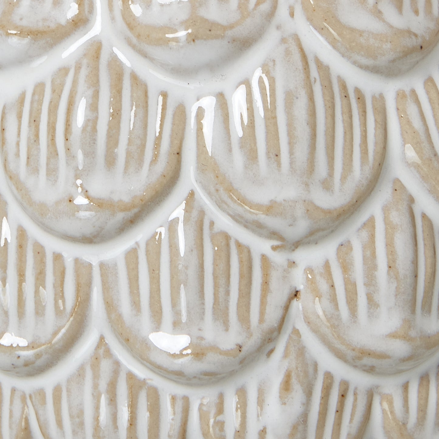 Medium Ceramic Pine Cone Trinket Dish With Lid - Christmas Room Decorations from the Quanta Home collection.