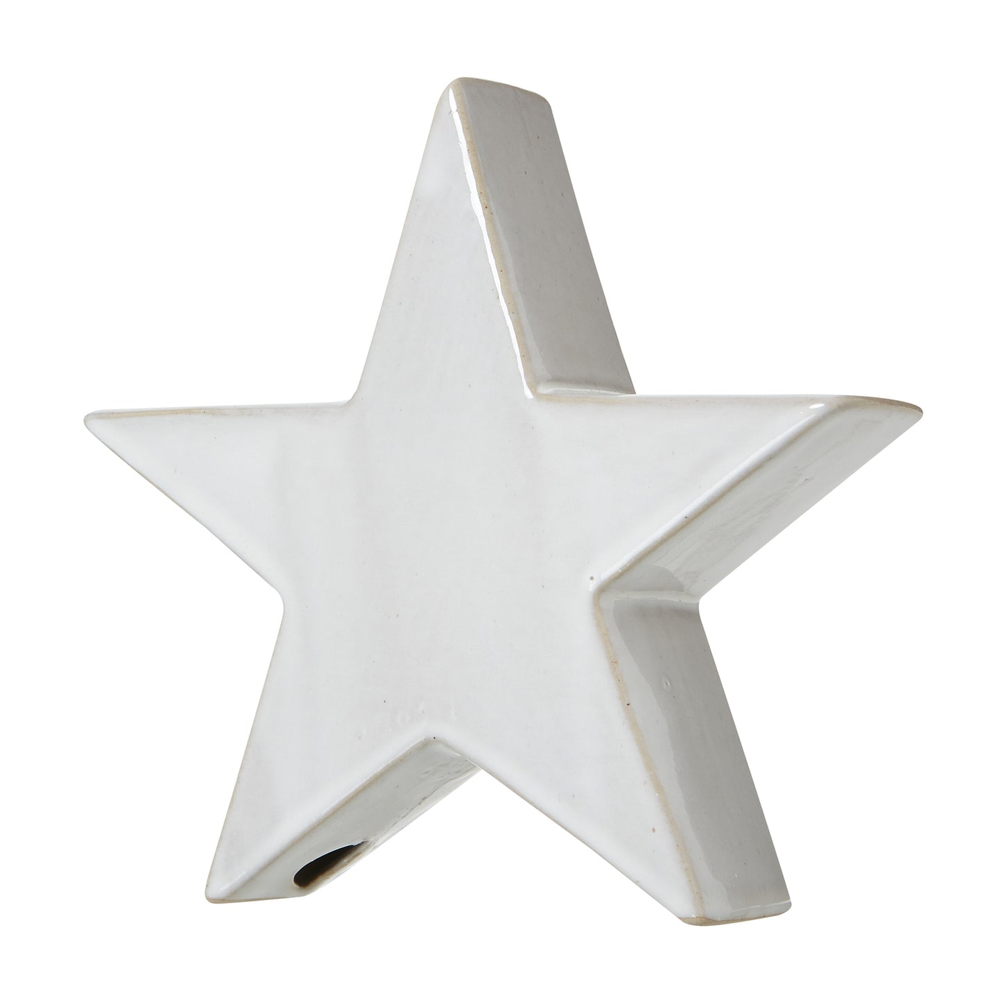 Large Ceramic Standing Star Decoration - Christmas Room Decorations from the Quanta Home collection.