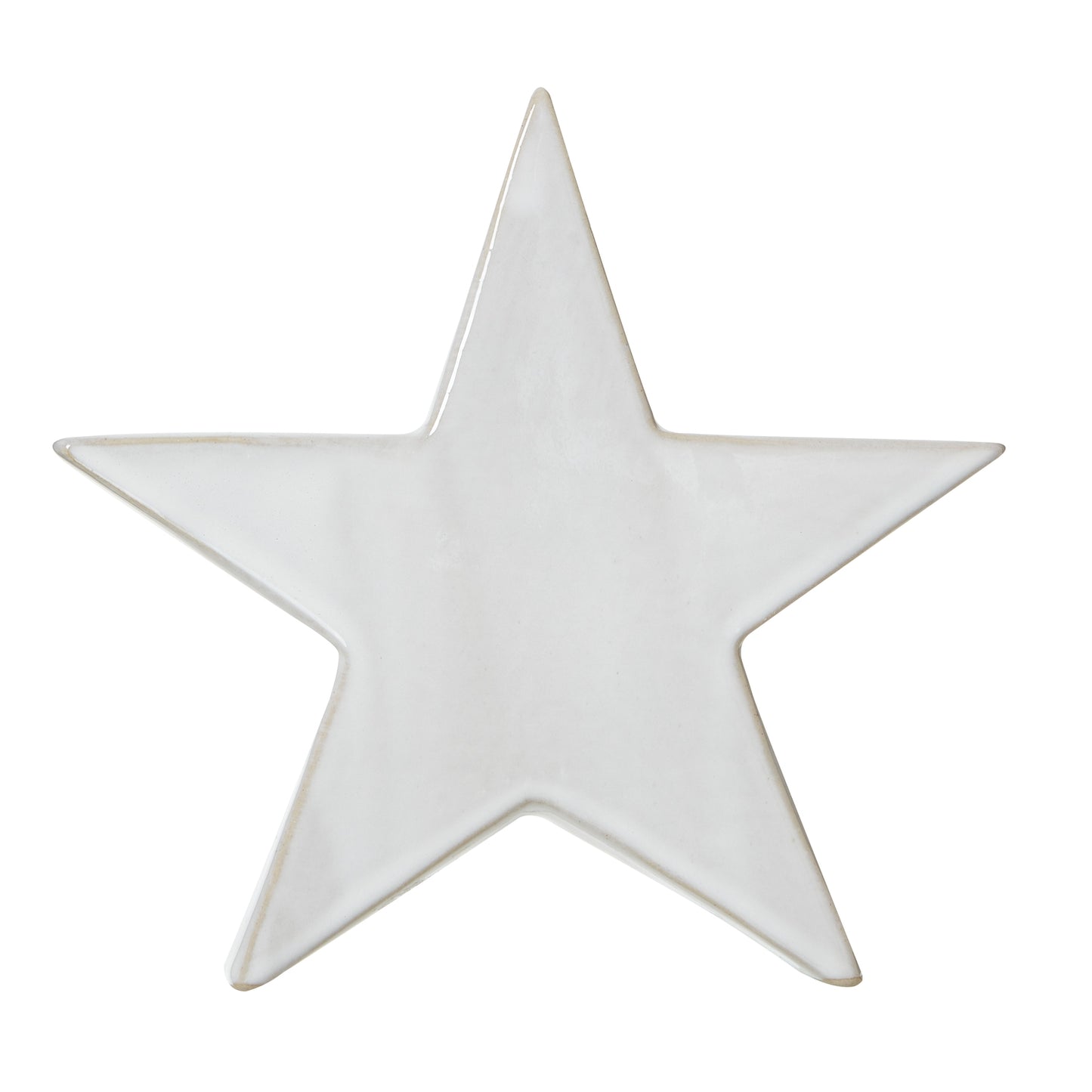 Large Ceramic Standing Star Decoration - Christmas Room Decorations from the Quanta Home collection.