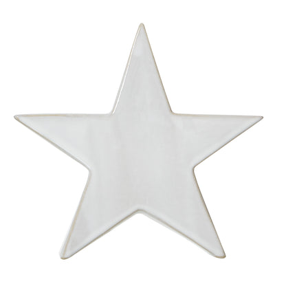 Large Ceramic Standing Star Decoration - Christmas Room Decorations from the Quanta Home collection.