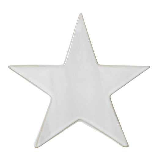 Large Ceramic Standing Star Decoration - Christmas Room Decorations from the Quanta Home collection.