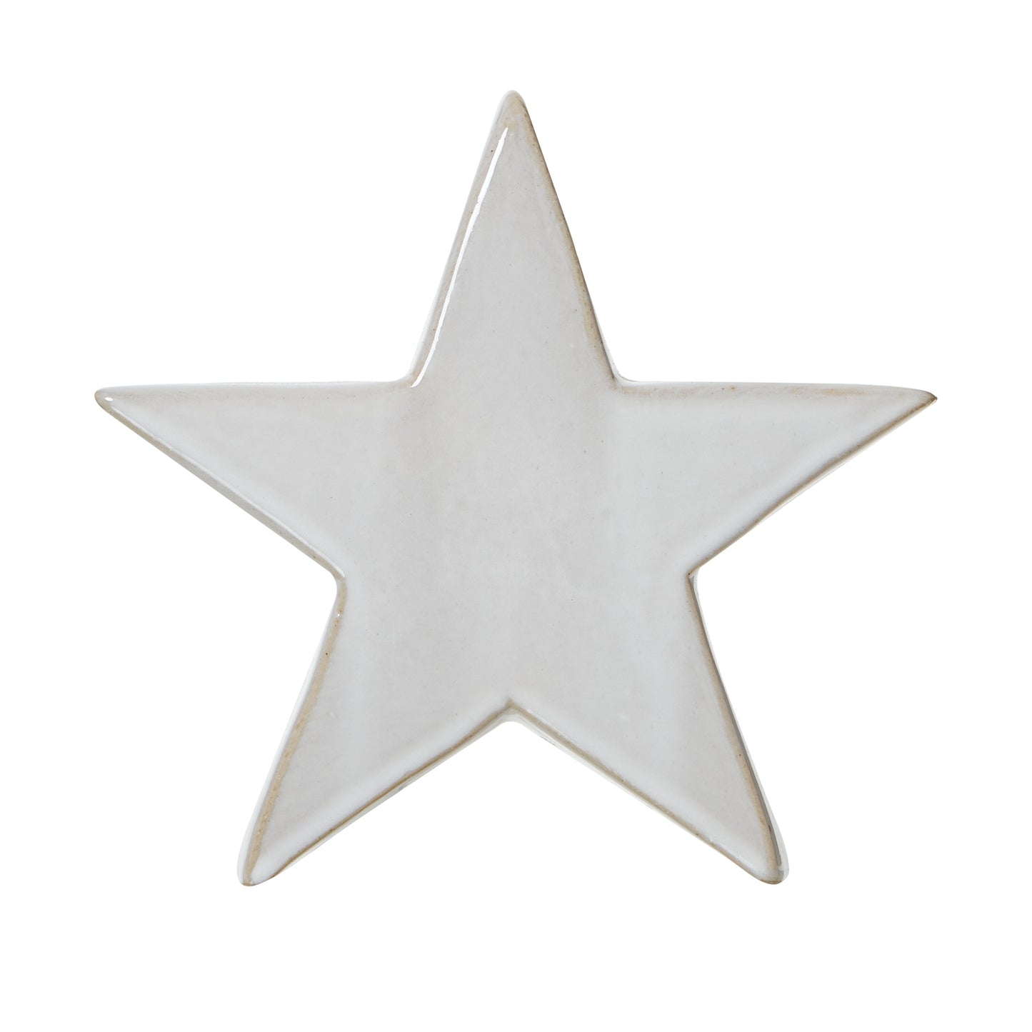 Medium Ceramic Standing Star Decoration - Christmas Room Decorations from the Quanta Home collection.