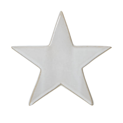 Medium Ceramic Standing Star Decoration - Christmas Room Decorations from the Quanta Home collection.