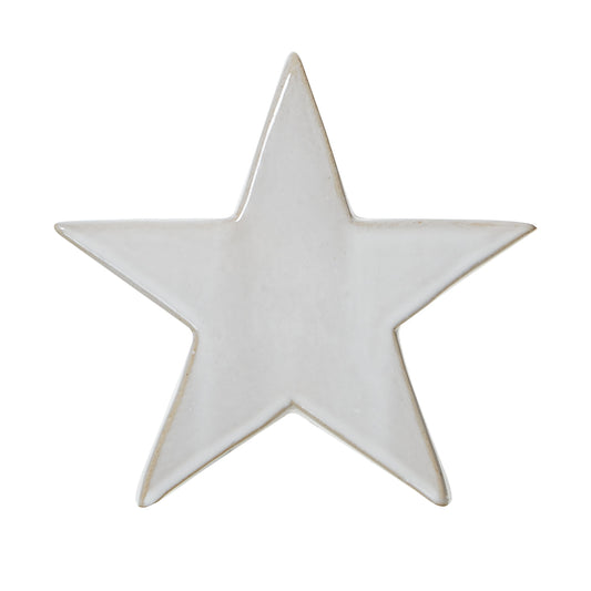 Medium Ceramic Standing Star Decoration - Christmas Room Decorations from the Quanta Home collection.