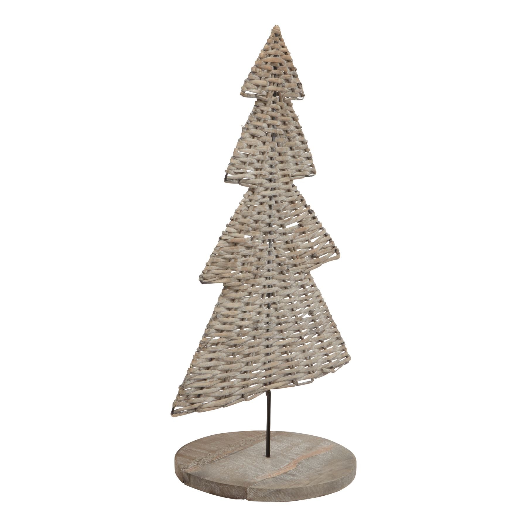 The Noel Collection Large Wicker Tree Ornament - Christmas Decorations from the Quanta Home collection.