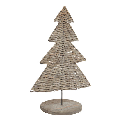 The Noel Collection Large Wicker Tree Ornament - Christmas Decorations from the Quanta Home collection.