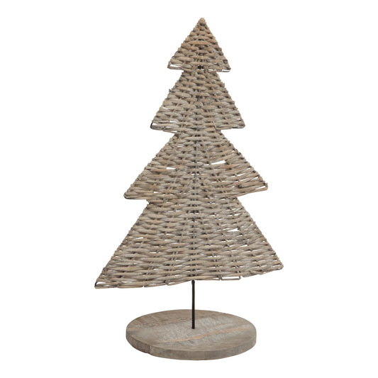 The Noel Collection Large Wicker Tree Ornament - Christmas Decorations from the Quanta Home collection.