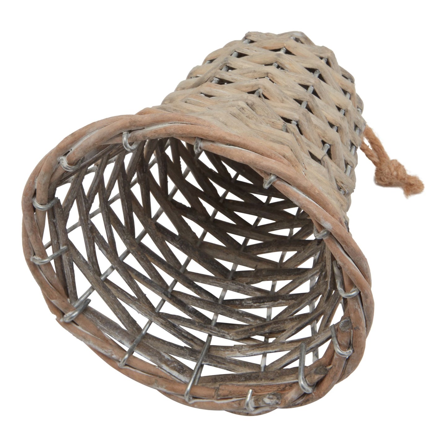 The Noel Collection Medium Wicker Bell Decoration - Christmas Decorations from the Quanta Home collection.