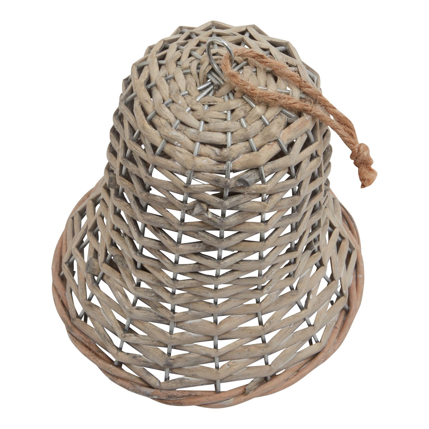 The Noel Collection Large Wicker Bell Decoration - Christmas Decorations from the Quanta Home collection.