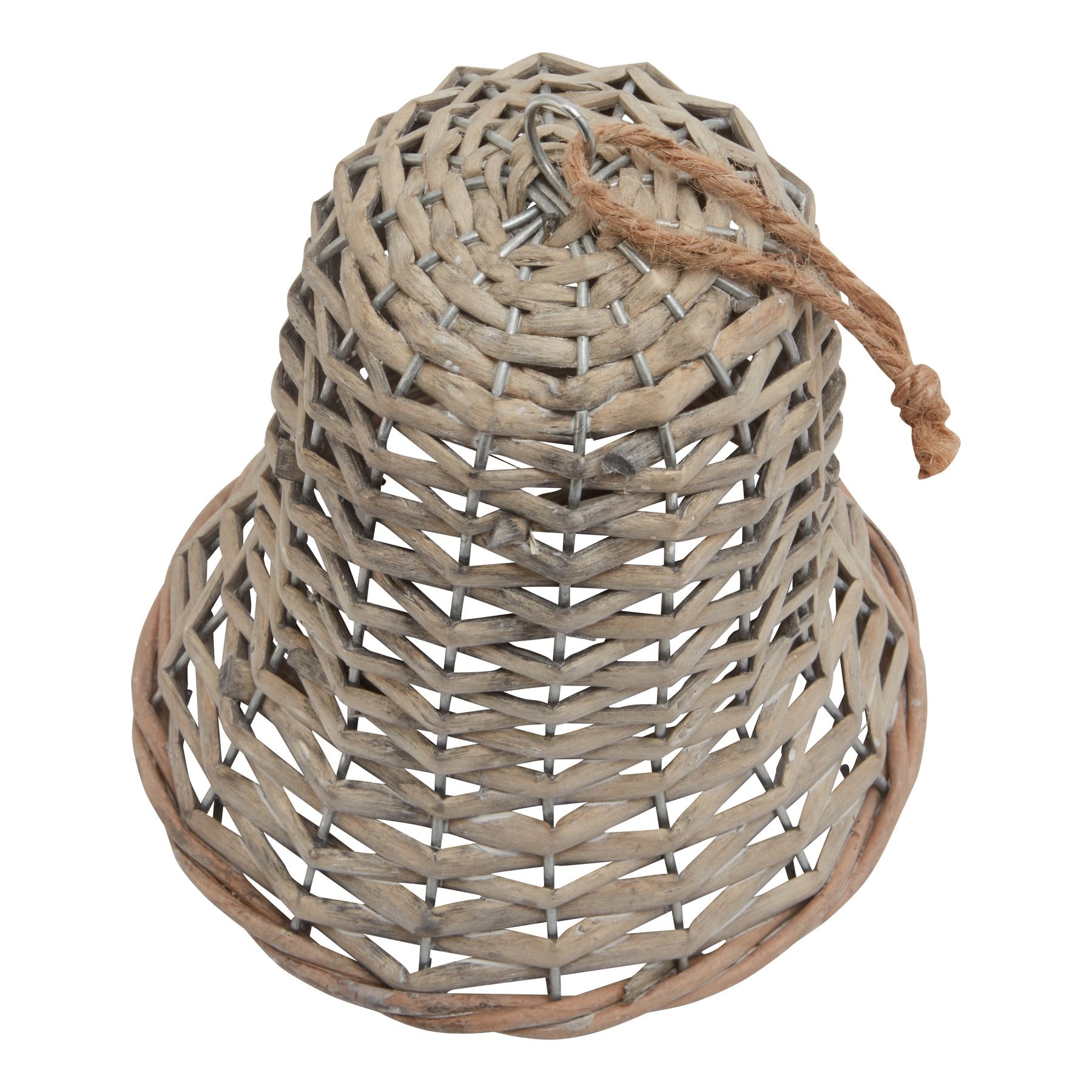 The Noel Collection Large Wicker Bell Decoration - Christmas Decorations from the Quanta Home collection.