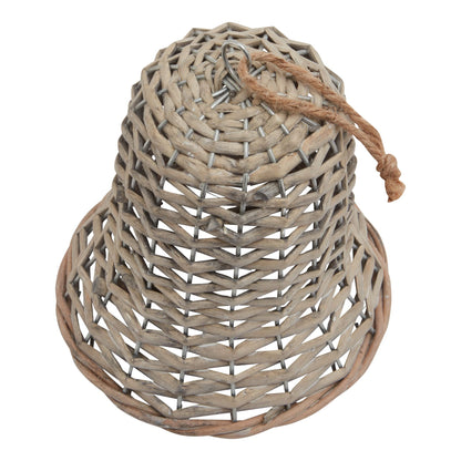 The Noel Collection Large Wicker Bell Decoration - Christmas Decorations from the Quanta Home collection.