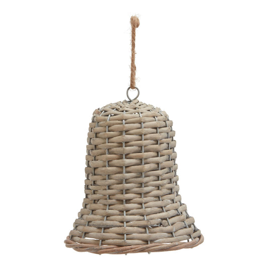 The Noel Collection Large Wicker Bell Decoration - Christmas Decorations from the Quanta Home collection.