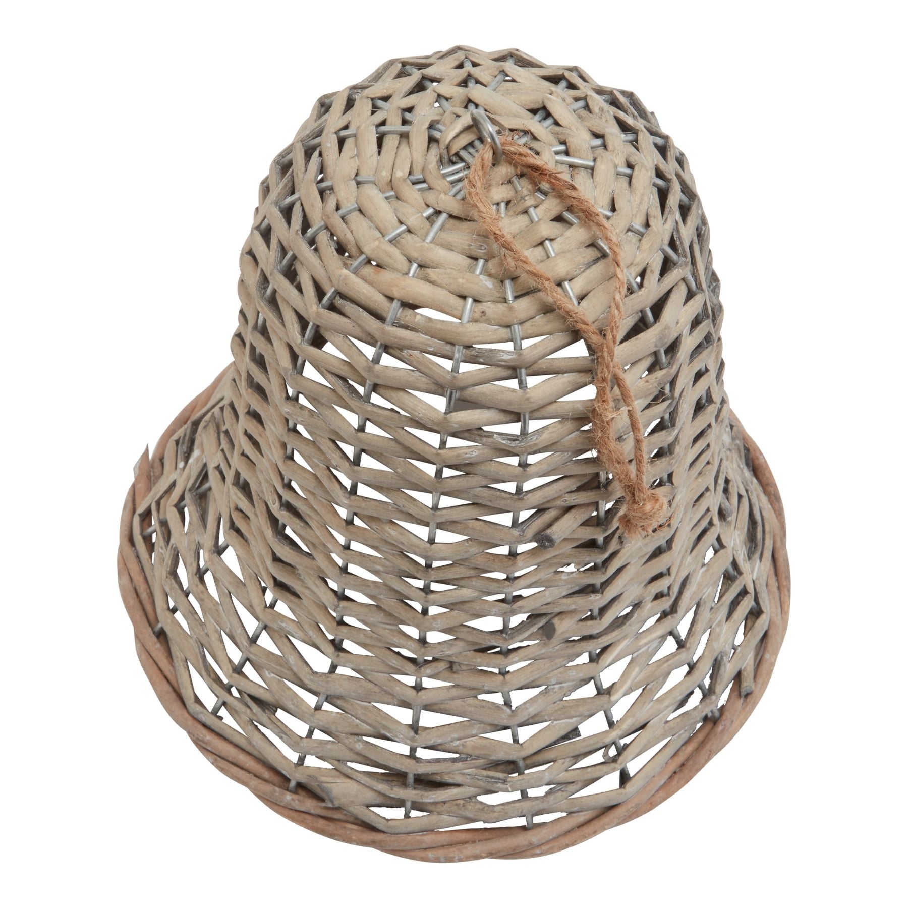 The Noel Collection Extra Large Wicker Bell Decoration - Christmas Decorations from the Quanta Home collection.