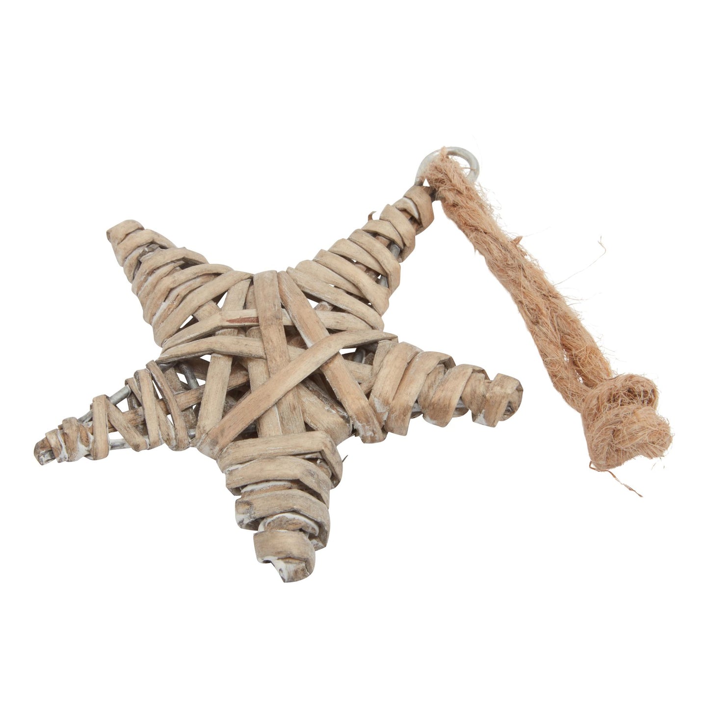 The Noel Collection Small Wicker Star Decoration - Christmas Decorations from the Quanta Home collection.