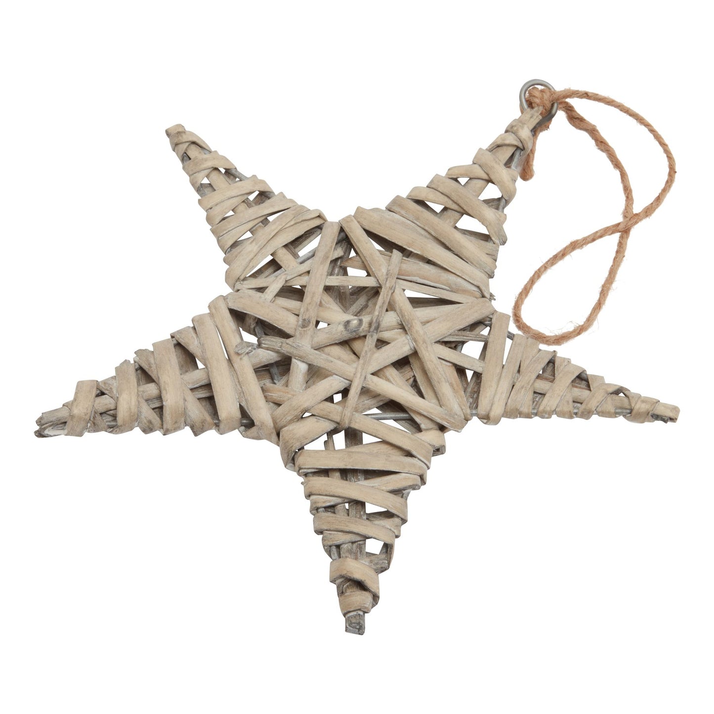 The Noel Collection Medium Wicker Star Decoration - Christmas Decorations from the Quanta Home collection.