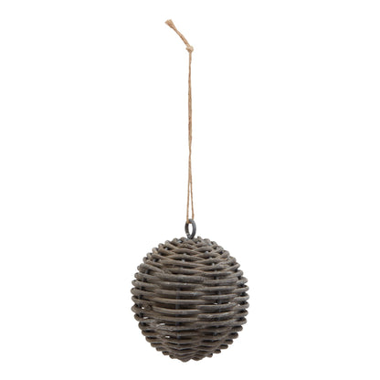 The Noel Collection Wicker Bauble - Christmas Decorations from the Quanta Home collection.