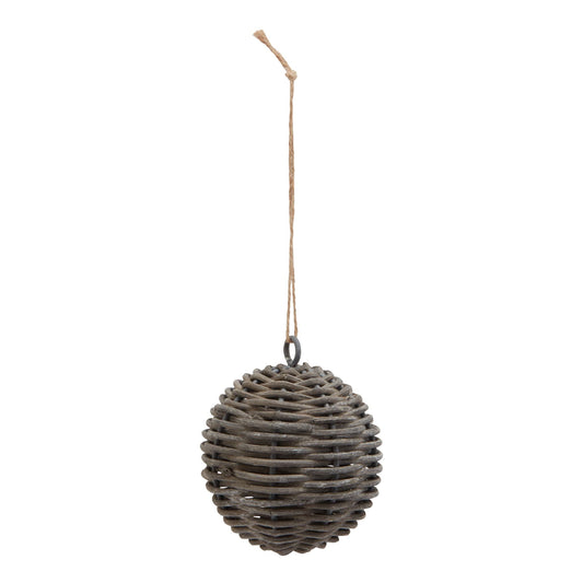 The Noel Collection Wicker Bauble - Christmas Decorations from the Quanta Home collection.