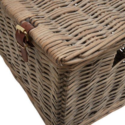 Wicker Hamper Basket - Coastal Inspired from the Quanta Home collection.