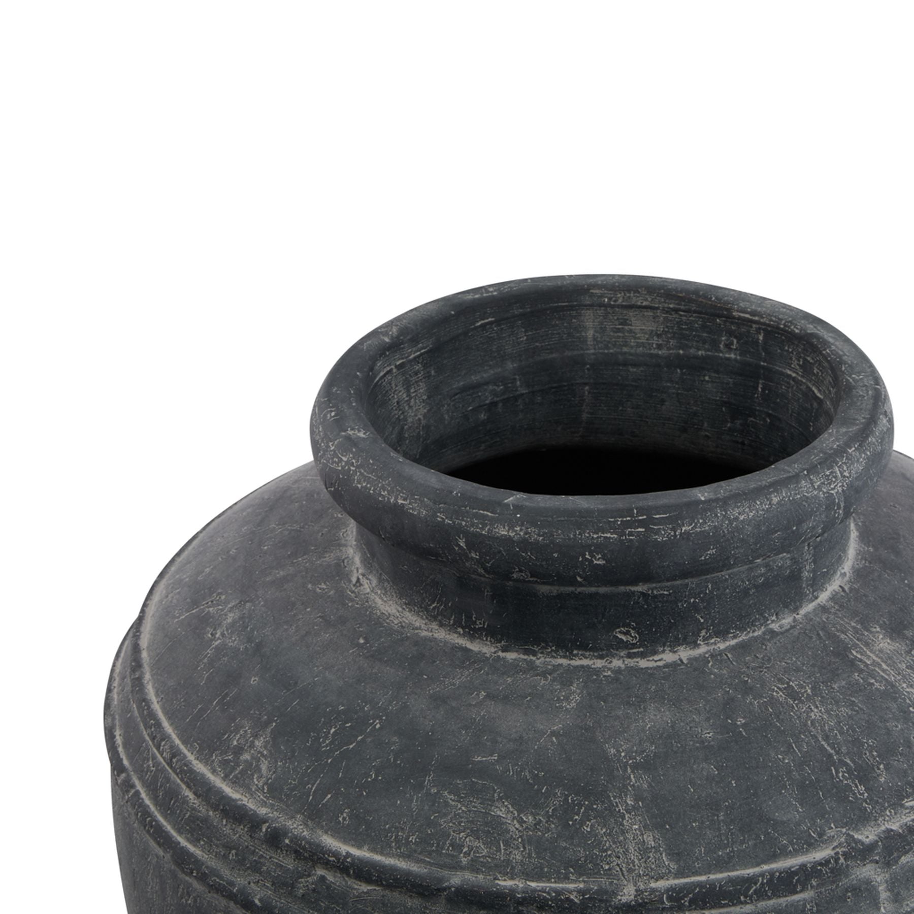 Amalfi Large Grey Water Pot - Indoor Planters from the Quanta Home collection.