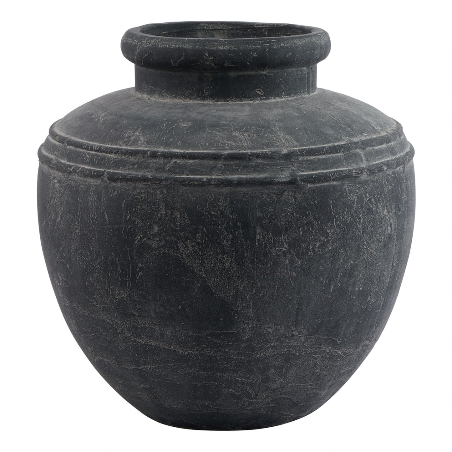 Amalfi Large Grey Water Pot - Indoor Planters from the Quanta Home collection.