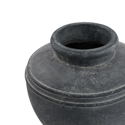 Amalfi Grey Water Pot - Indoor Planters from the Quanta Home collection.