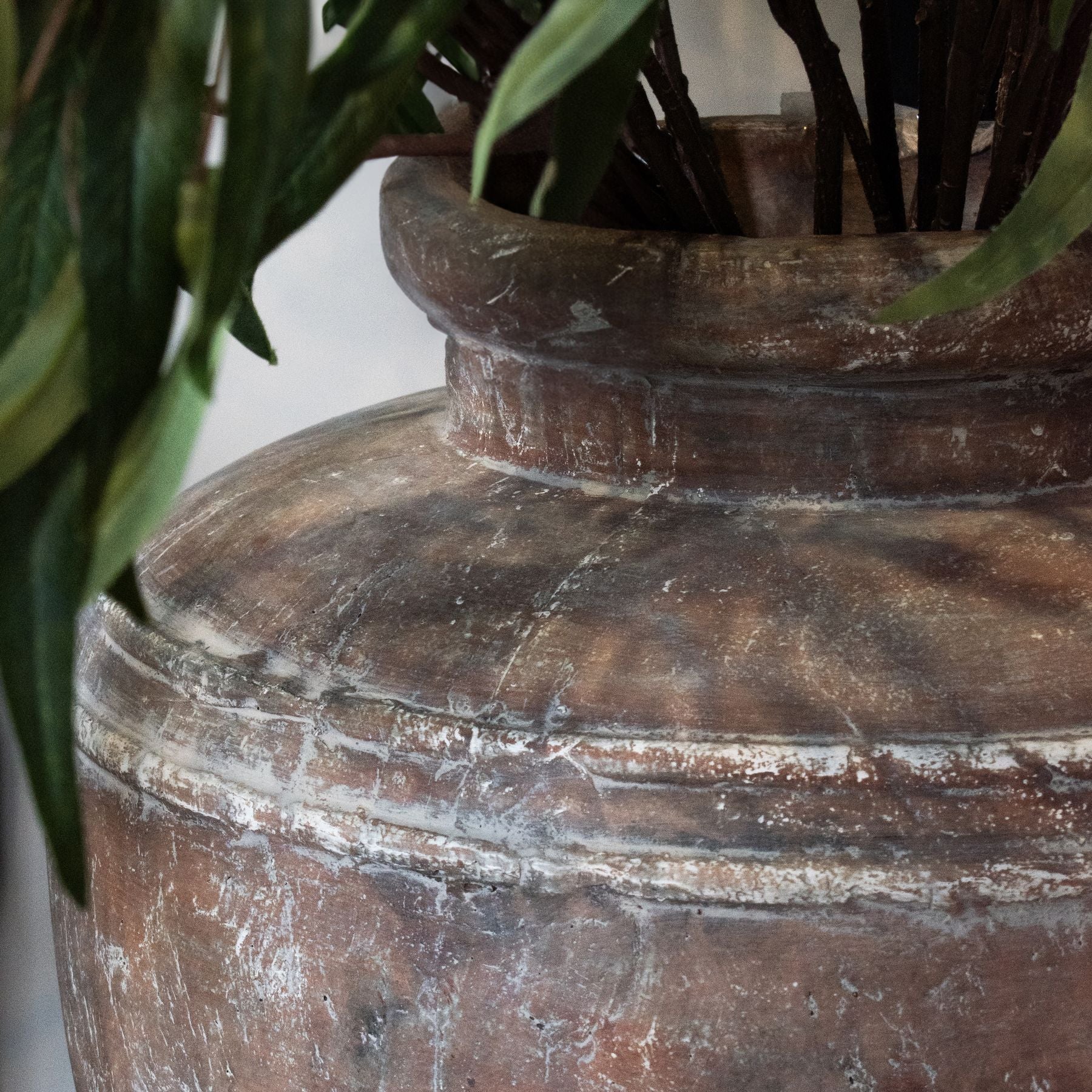 Siena Large Brown Water Pot - Indoor Planters from the Quanta Home collection.
