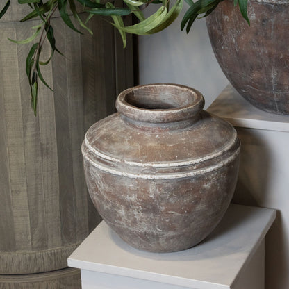 Siena Brown Water Pot - Indoor Planters from the Quanta Home collection.