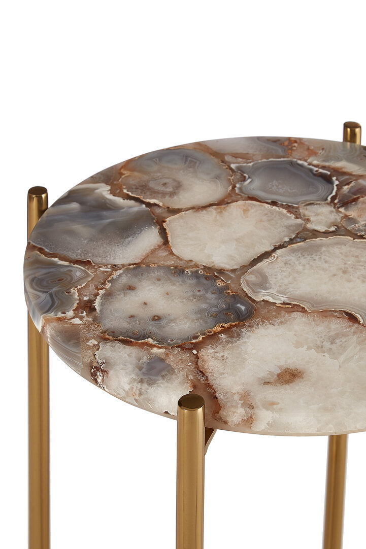Agate Natural Agate Side Table