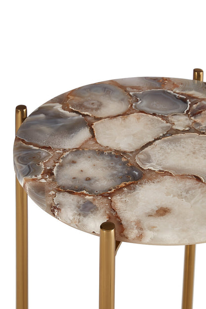 Agate Natural Agate Side Table