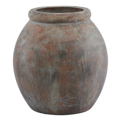 Siena Brown Jar Shaped Planter - Indoor Planters from the Quanta Home collection.