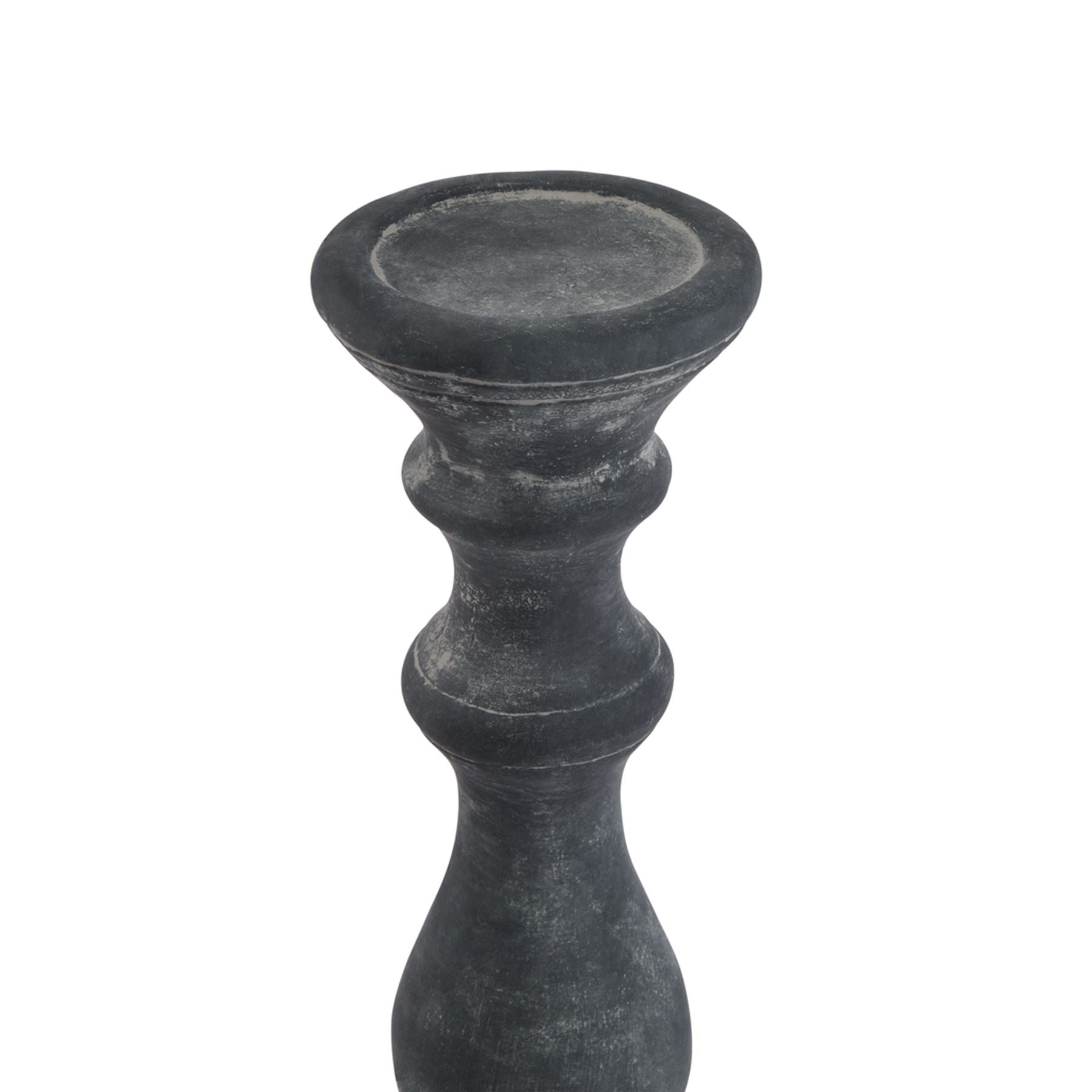 Amalfi Large Grey Column Candle Holder - Candle Holders from the Quanta Home collection.