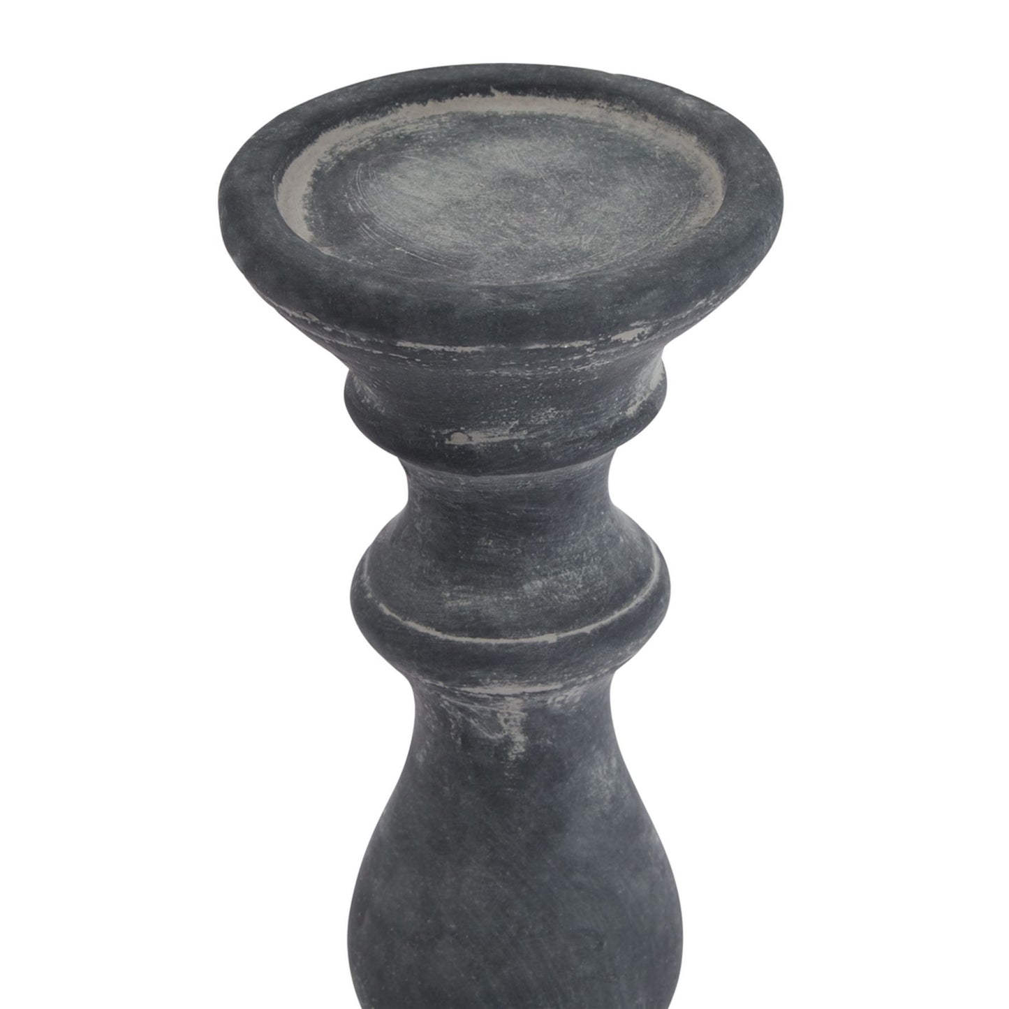 Amalfi Grey Column Candle Holder - Candle Holders from the Quanta Home collection.