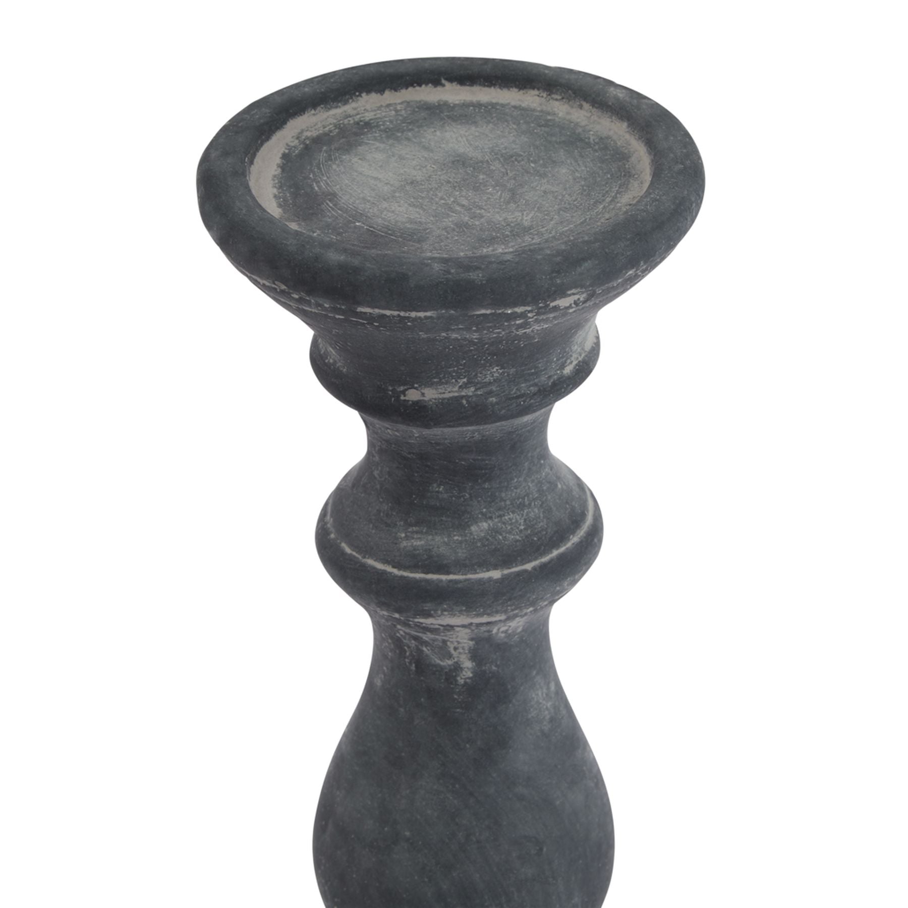 Amalfi Grey Column Candle Holder - Candle Holders from the Quanta Home collection.
