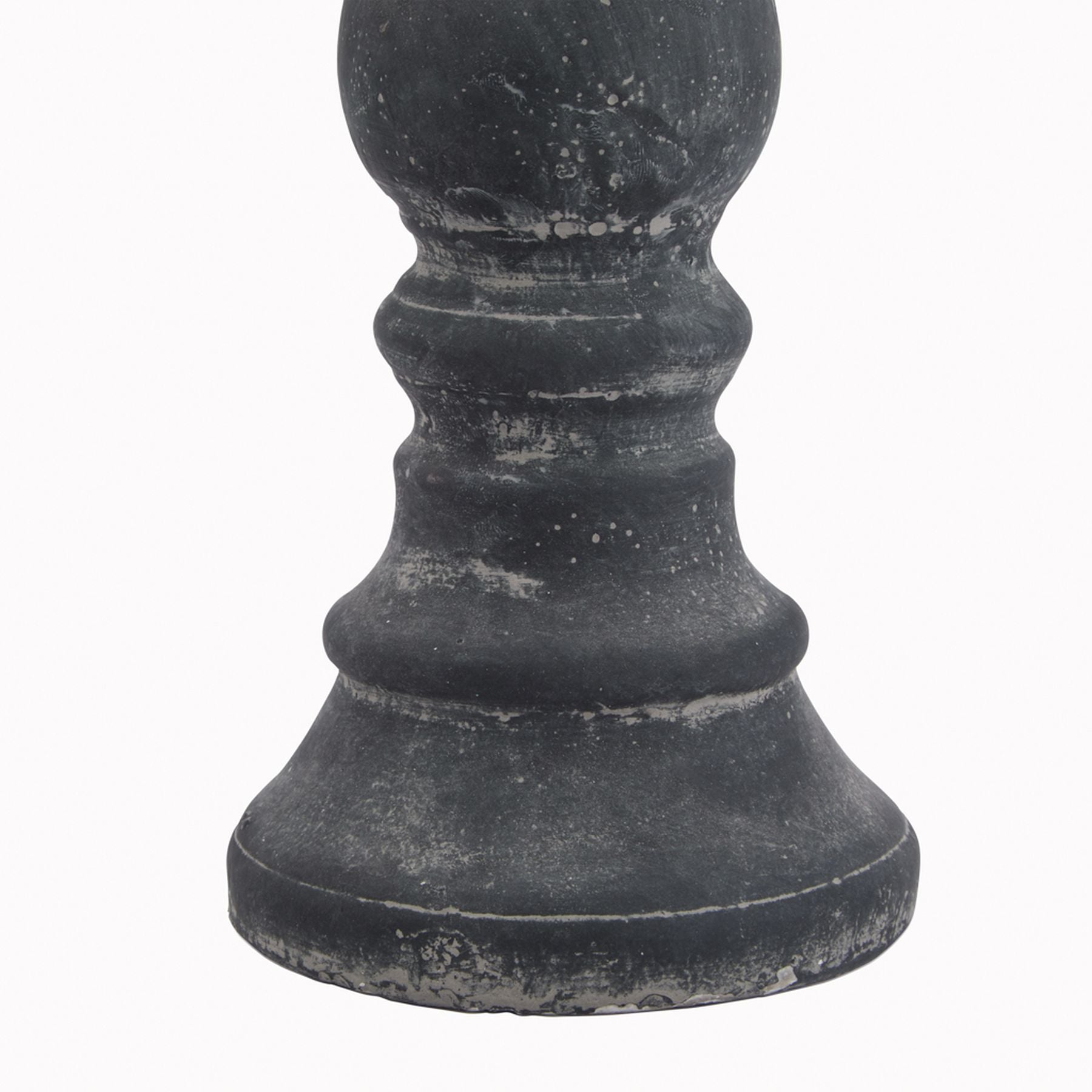 Amalfi Grey Column Candle Holder - Candle Holders from the Quanta Home collection.
