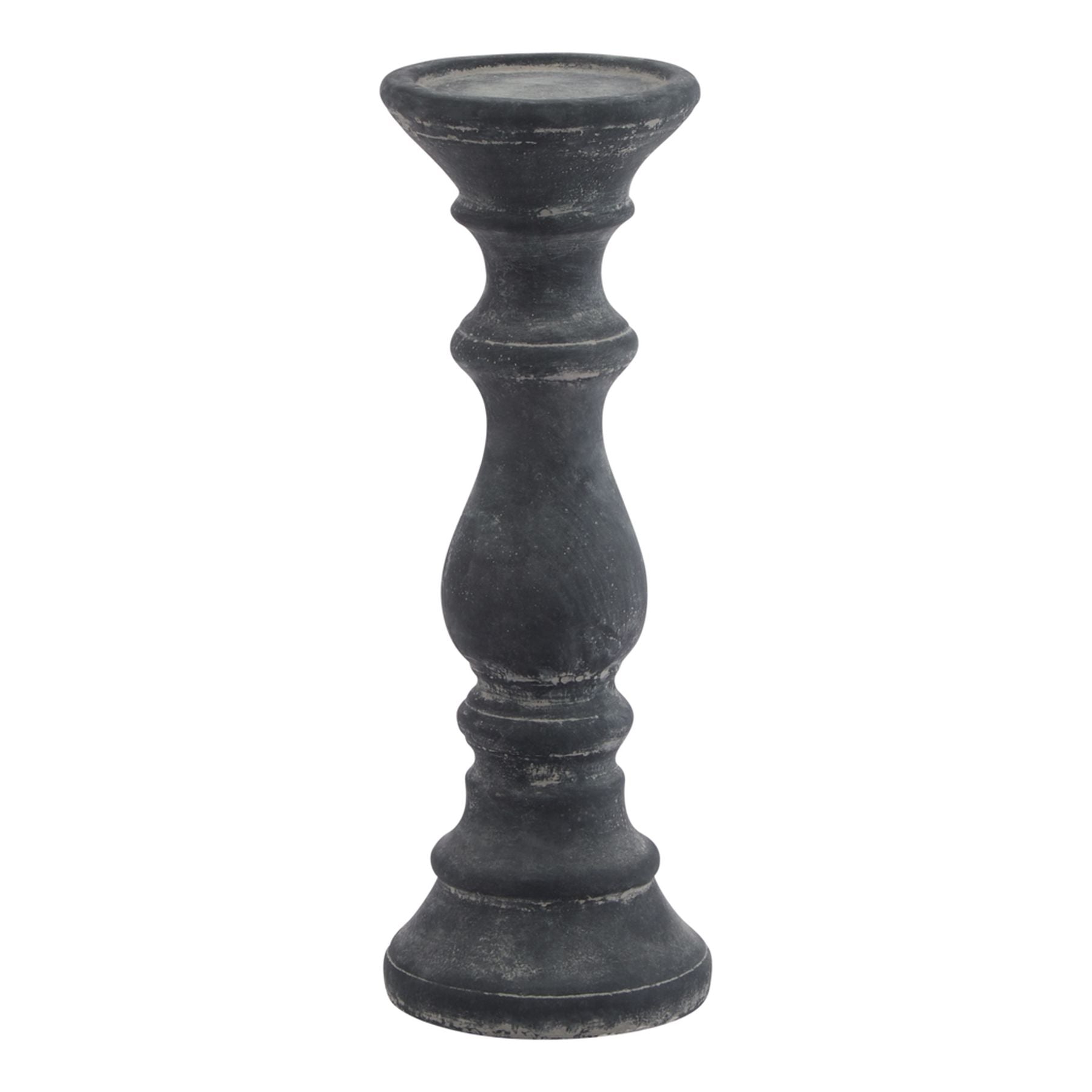 Amalfi Grey Column Candle Holder - Candle Holders from the Quanta Home collection.