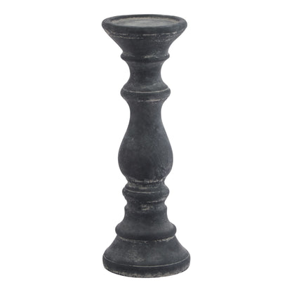 Amalfi Grey Column Candle Holder - Candle Holders from the Quanta Home collection.