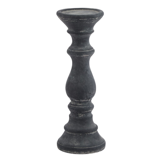 Amalfi Grey Column Candle Holder - Candle Holders from the Quanta Home collection.